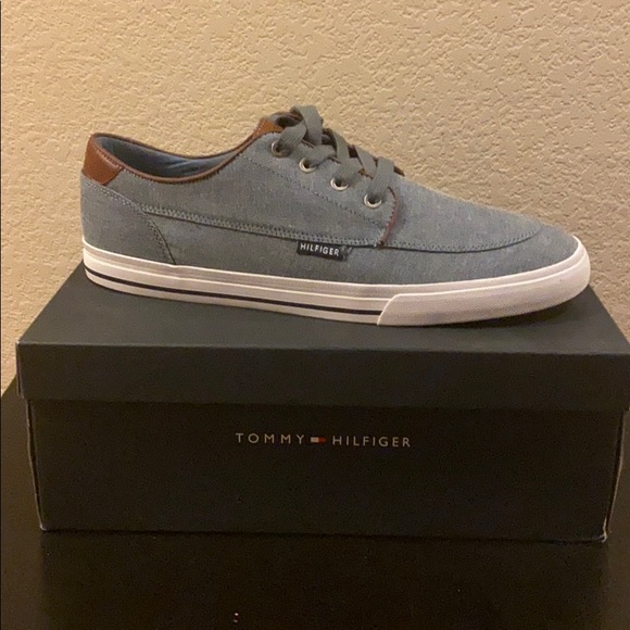 tommy hilfiger dark blue shoes